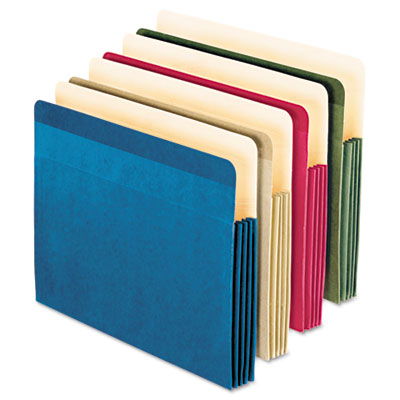 Esselte Pendaflex  Recycled Colored File Pocket  Letter  Assorted  4 Pack