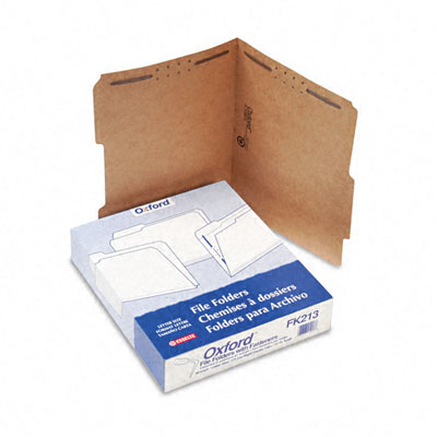 Picture of Esselte Pendaflex FK213 Kraft 2-Fastener Classification Folders with 2/5 Right Tabs  Ltr  50/box