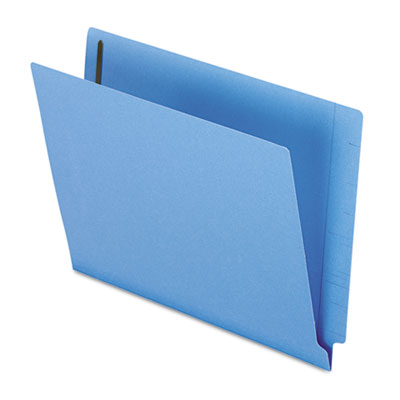 Esselte Pendaflex Two-Ply Expansion Folders with 2 Fasteners Straight Cut End Tab Ltr Blue 50/Bx