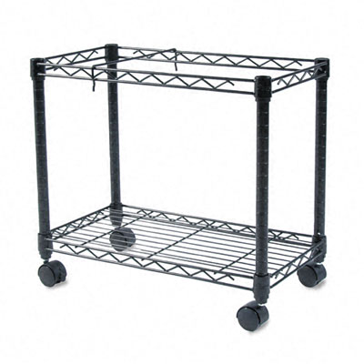 High-Capacity Mobile File Cart  24w x14d x 20-1/2h  Black
