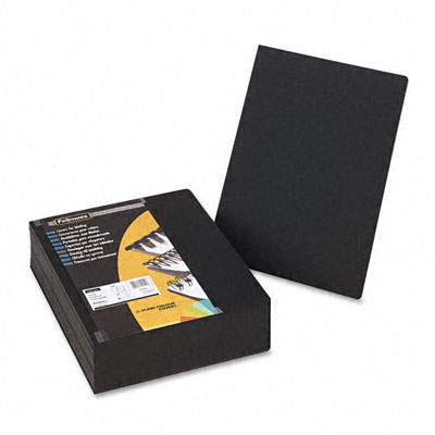 Picture of Fellowes 52115 Linen Texture Binding System Covers  8 3/4 x 11 1/4  Black  200 per Pack