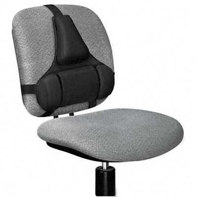 Picture of Fellowes 8037601 Professional Series Back Support  Memory Foam Cushion  Black
