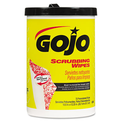 Scrubbing Wipes Heavy Duty Hand Cleaning 72 Count Canister