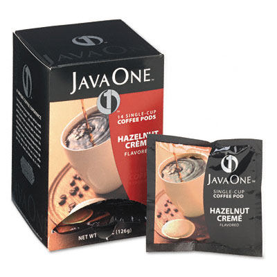 Picture of Java 70500 Single Cup Coffee Pods  Hazelnut Creme  14 Pods/Box