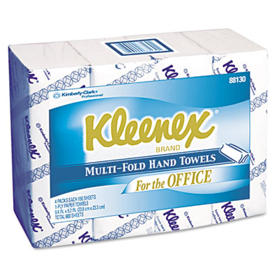 Picture of Kimberly-Clark 88130 SCOTT Multifold Paper Towels  9-1/4 x 9-1/2  WE  150 Pack  4/ctn