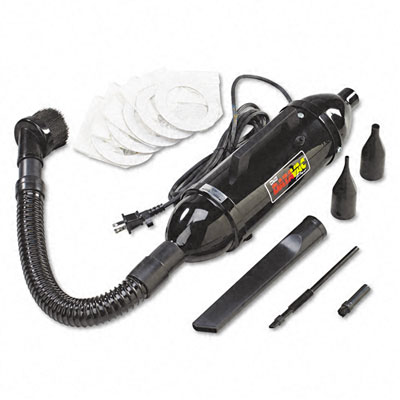 Picture of Data-Vac MDV1BA Steel Vacuum/Blower with Accessories  3lbs  Black