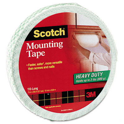 Picture of 3M 110LONG Foam Mounting Double-Sided Tape  3/4 Wide x 350 Long