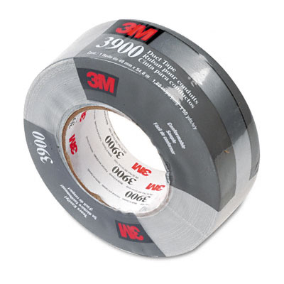 Picture of 3M 3900 Poly-Coated Cloth Duct Tape  General Maintenance  2   x 60 Yards  Silver