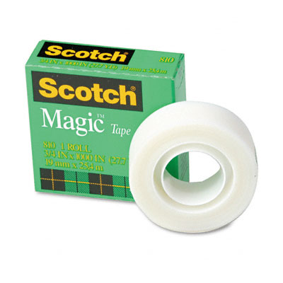 Picture of 3M 8101K Magic Office Tape  3/4   x 28 Yards  1 in.Core  Clear
