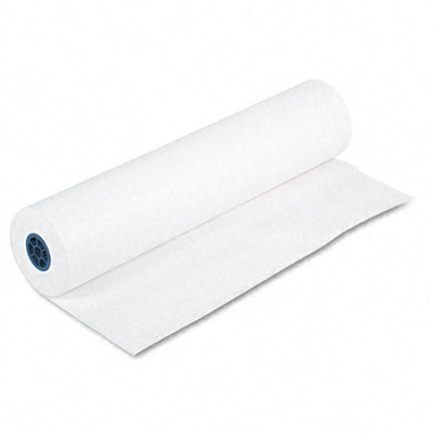 Picture of Pacon 5636 Kraft Paper Roll  40lb  36  w  1000   White  Roll