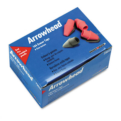 Picture of Papermate 73015 Arrowhead Eraser Caps  144 Per Box
