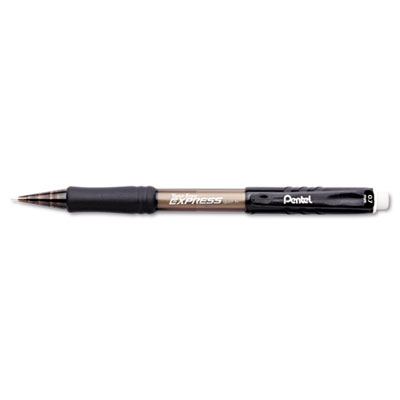 Picture of Pentel QE417A Twist-Erase EXPRESS Automatic Pencil  0.70 mm  Black Barrel  12 Pack