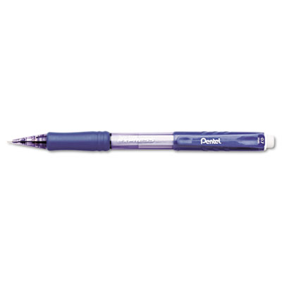 Picture of Pentel QE417C Twist-Erase EXPRESS Automatic Pencil  0.70 mm  Blue Barrel  12 Pack