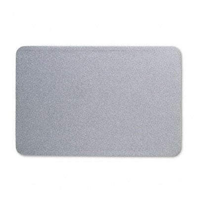 Oval Office Fabric Bulletin Board  36 x 24  Gray