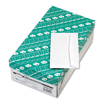 Picture of Quality Park 10412 Security Tinted Business Envelope  Contemporary  #6 3/4  White  500/box