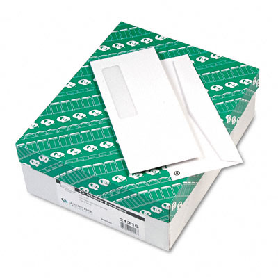Picture of Quality Park 21316 Business Window Envelope  Contemporary  #10  White  Recycled  500/box