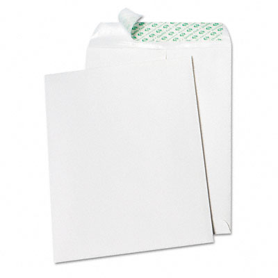 Tech-No-Tear Catalog Envelope Poly Lining Side Seam 9 x 12 White 100/box