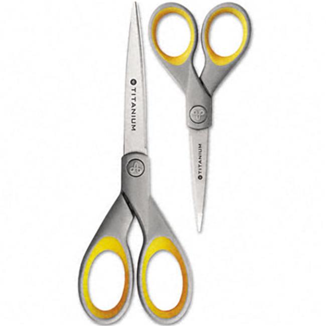 Acme United 13824 Titanium Bonded Scissors 5in & 7in L/R One Each per Pack