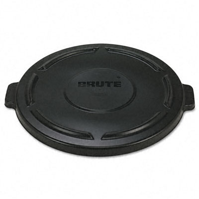 264560BLA Self-Draining Lid for Brute 44gal Vented Trash Receptacle  Black -  RUBBERMAID