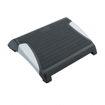 Picture of Safco 2120BL Restase Adjustable Footrest  Black with Silver Accents.
