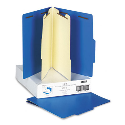 Picture of Smead 14045 2-1/2   Expansion Heavy-Duty Poly Classification Folders  Letter  10/box