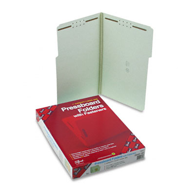 Pressboard Folder  Two Fasteners  1 in.Expansion  1/3 Cut  Top Tab  Lgl  GG  25/Bx