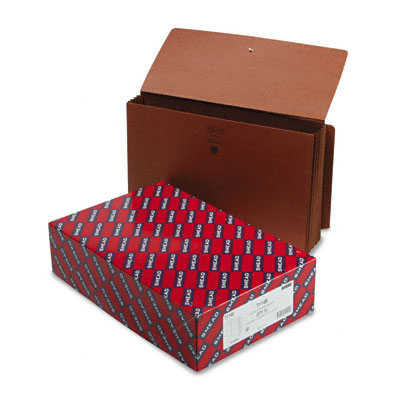 5 1/4   Expansion End Tab Wallets  Straight Tab  Legal  Redrope  10/Box