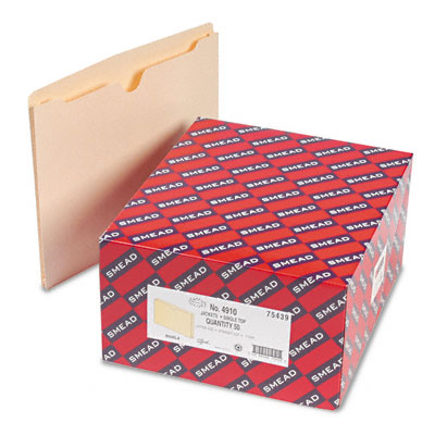 75439 File Jackets with 1   Expansion  Letter  11 Pt. Manila  50/bBx