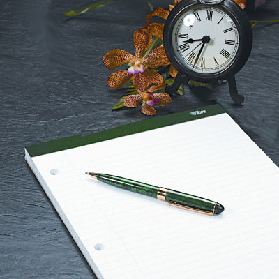 Double Docket Writing Pad  College Rule  Letter  White  100 Sheets/Pad