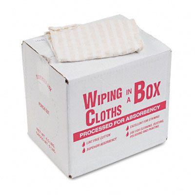 Picture of United Facility Supply N205CW05 Multipurpose Reusable Wiping Cloths  Cotton  WE  5lb Box