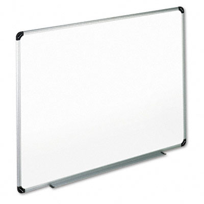 Universal  Magnetic Dry Erase Board  Melamine  36x24  White  Aluminum/Plastic Frame -  Salurinn Supplies, SA885028