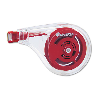 Picture of Universal 75609 Sideways Application Correction Tape  1/5   x 393    White  2 Pack