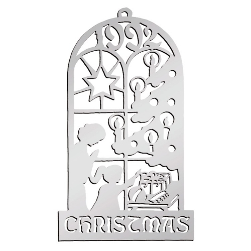 Picture of Biedermann &amp; Sons D1992S Silver Commemorative - Christmas Morning