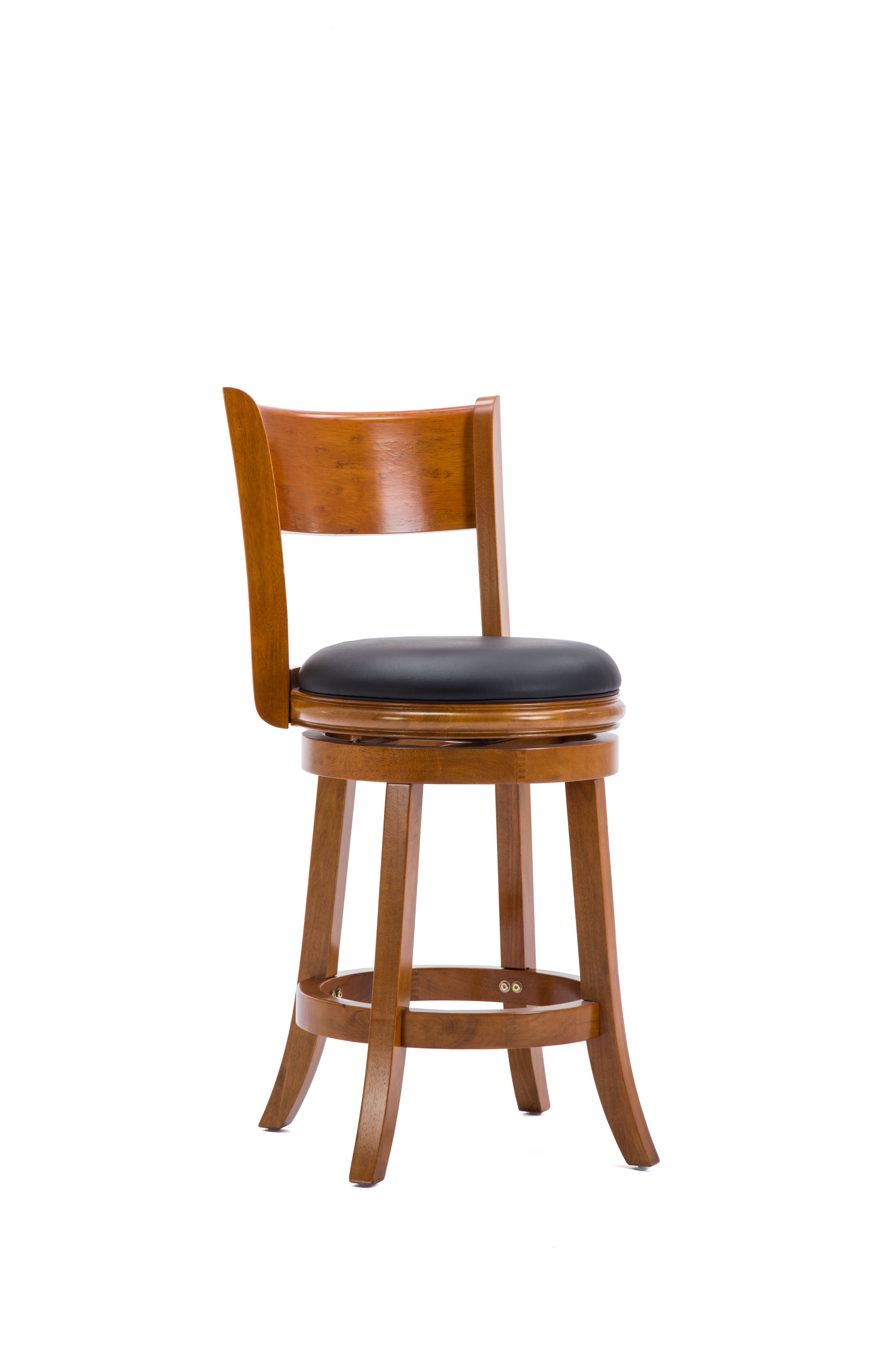 Boraam 45124 Palmetto 24 Inch Bar Stool - Fruitwood Finish