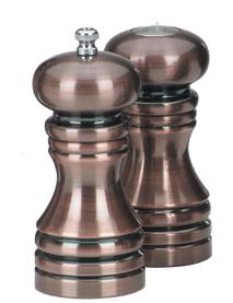 Picture of Chef Specialties - 90050 - 5.5 Inch - Burnished Pepper Mill And Salt Shaker Set