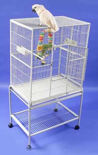 Picture of HQ 13221gr Single Aviary Bird Cage - Green
