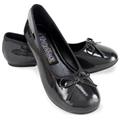 BuySeasons 186072 - Adult Flat Shoe With Bow - Black - Size 12 BuySeasons 186072 - Adult Flat Shoe With Bow - Black - Size 12