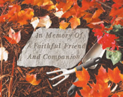 Kay Berry- Inc. In Memory Of A Faithful Friend And Companion - Memorial - 14.5 Inches x 9.5 Inches