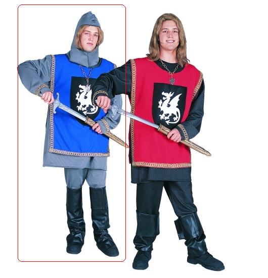 Picture of RG Costumes 80078-BL  Medieval Blue Knight Costume - Size Adult Standard