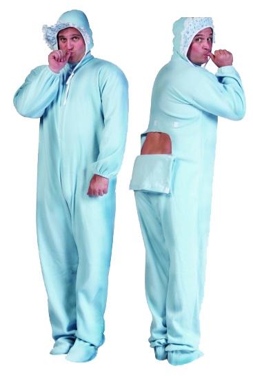 Picture of RG Costumes 80329-BL Big Baby Costume - Blue - Size Adult Standard