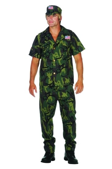 Picture of RG Costumes 80462-S Military Man Costume - Size Adult Small 32-34
