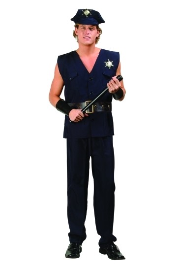 Picture of RG Costumes 80466-S Policeman Costume - Size Adult Small 32-34