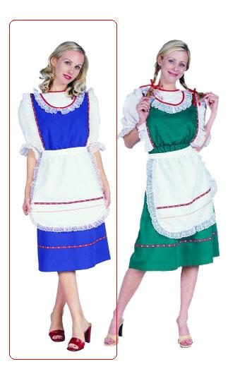 Picture of RG Costumes 81079-BL Barvarian Lady Costume - Blue - Size Adult Standard