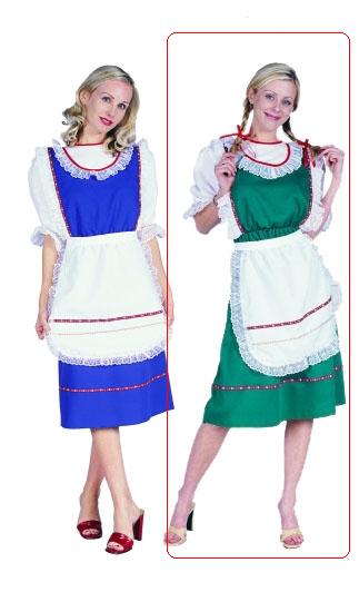 Picture of RG Costumes 81079-GR Barvarian Lady Costume - Green - Size Adult Standard