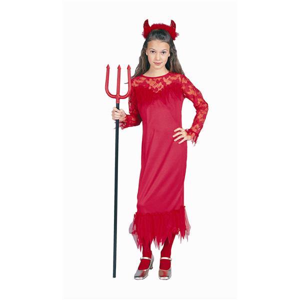 Picture of RG Costumes 91312-L Devilinna Gown Costume - Size Child-Large