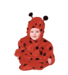 Picture of RG Costumes 70136 Lil Ladybug Bunting Costume - Size Newborn