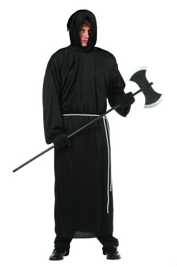 Picture of RG Costumes 77007 Ghoul Robe Costume - Black - Size Teen 16-18
