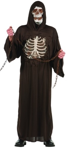 Picture of RG Costumes 77132 Skull Ruler Costume - Size Teen 16-18