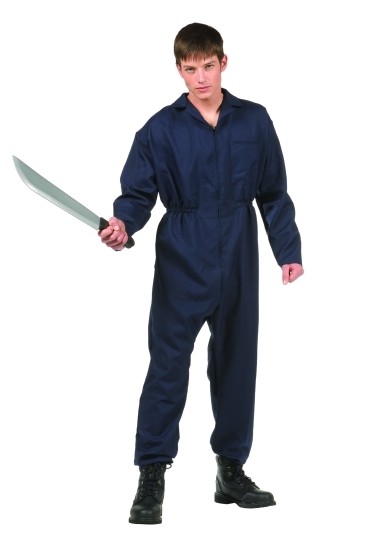 Picture of RG Costumes 77190 Blue Overall Jumpsuit Costume - Size Teen 16-18