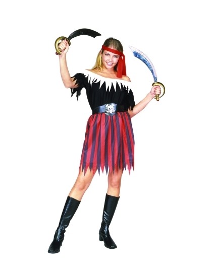 Picture of RG Costumes 78113 Pirate Girl Costume - Size Teen 16-18
